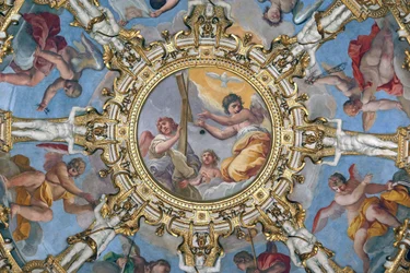 Interior de la Madonna della Ghiara, Reggio Emilia, Emilia-Romaña, Italia